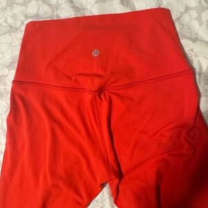 lululemon athletica Align 23” Love Red Red Leggings